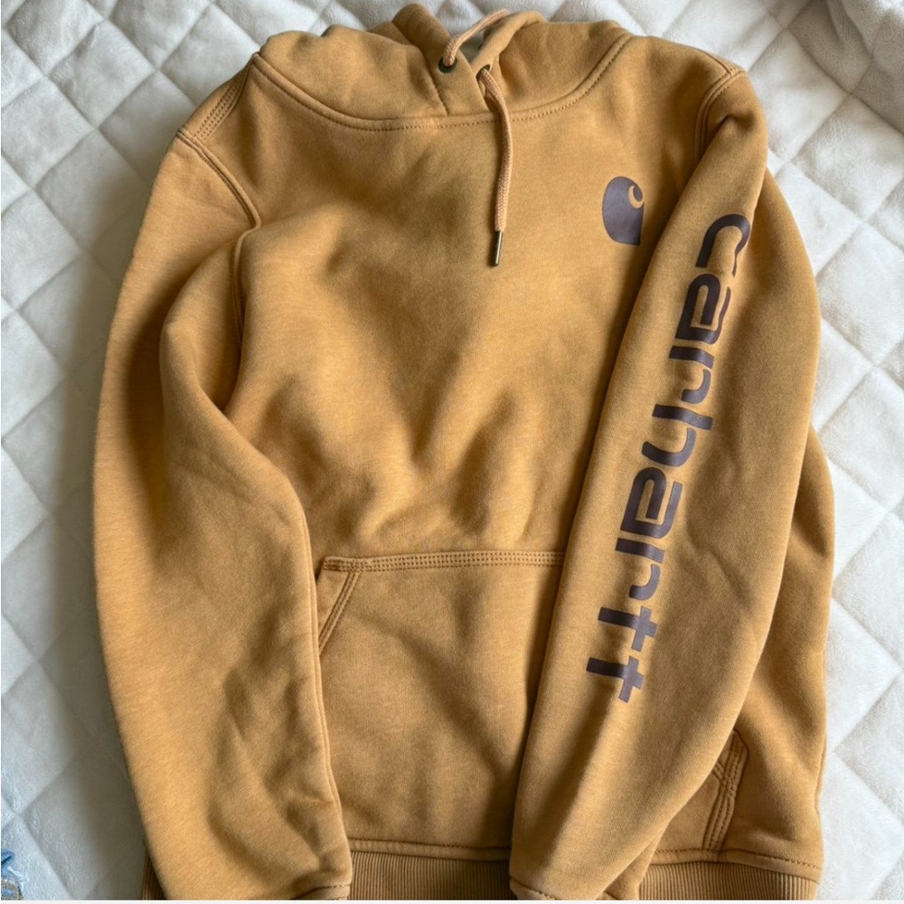 Carhartt burnt yellow Fleece-Lined Hoodie